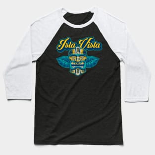 Vintage Classic Tiki Bar Isla Vista Apparel print Baseball T-Shirt